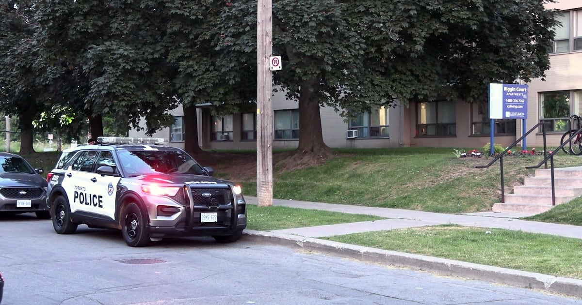 Child in hospital after falling from window in North York