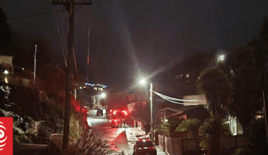 Lyttelton residents evacuated as landslide threatens homes