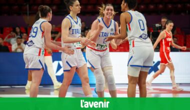 Euro de basket dames: l'Italie passe en demi-finales après prolongation et attend la Belgique ou l'Allemagne