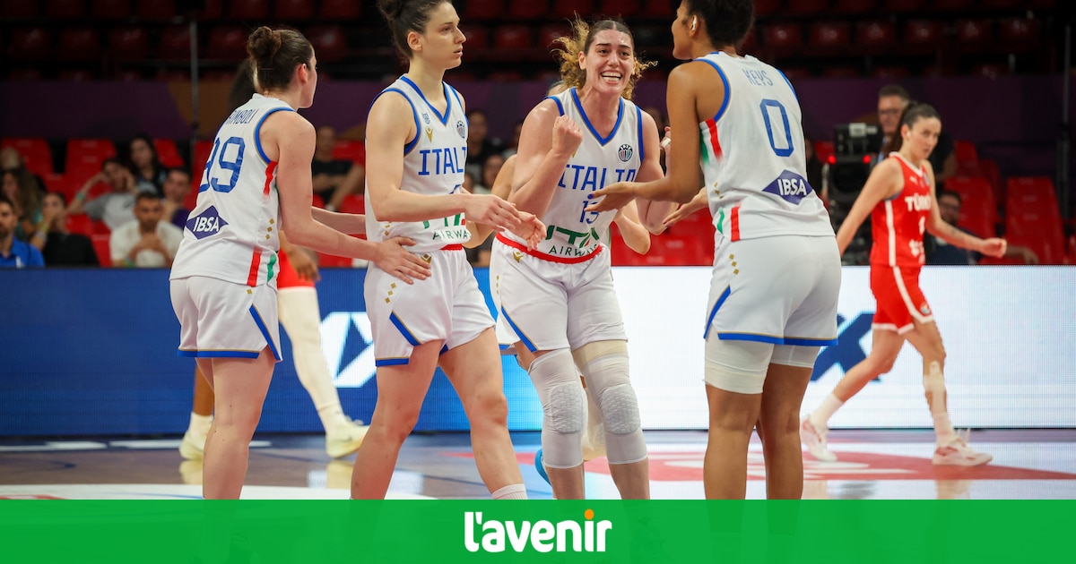 Euro de basket dames: l'Italie passe en demi-finales après prolongation et attend la Belgique ou l'Allemagne