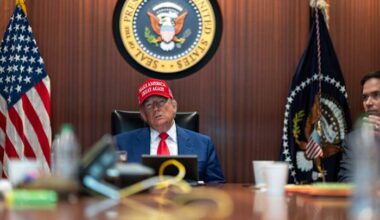 White House photos show rare look inside the Situation Room as Trump authorizes strikes in Iran