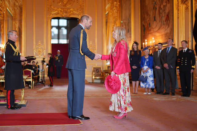 Yui Mok/PA Images/Alamy Prince William and Dawn Astle at Windsor Castle on June 11, 2025.