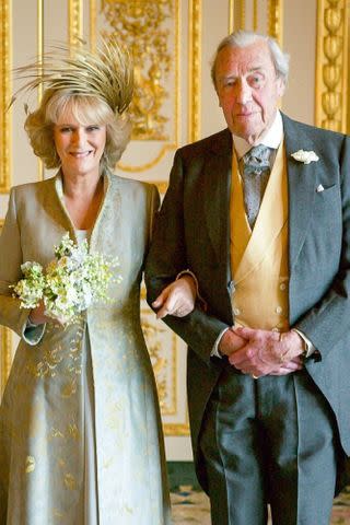 The Royal Family/Instagram Queen Camilla and her late father, Major Bruce Shand