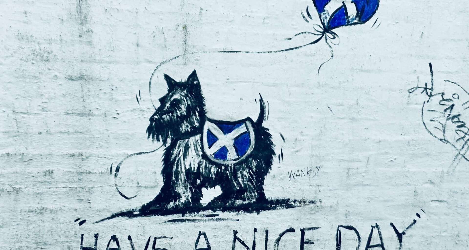 Didn’t know Banksy had a Scottish cousin 😮