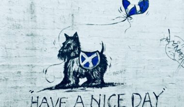 Didn’t know Banksy had a Scottish cousin 😮