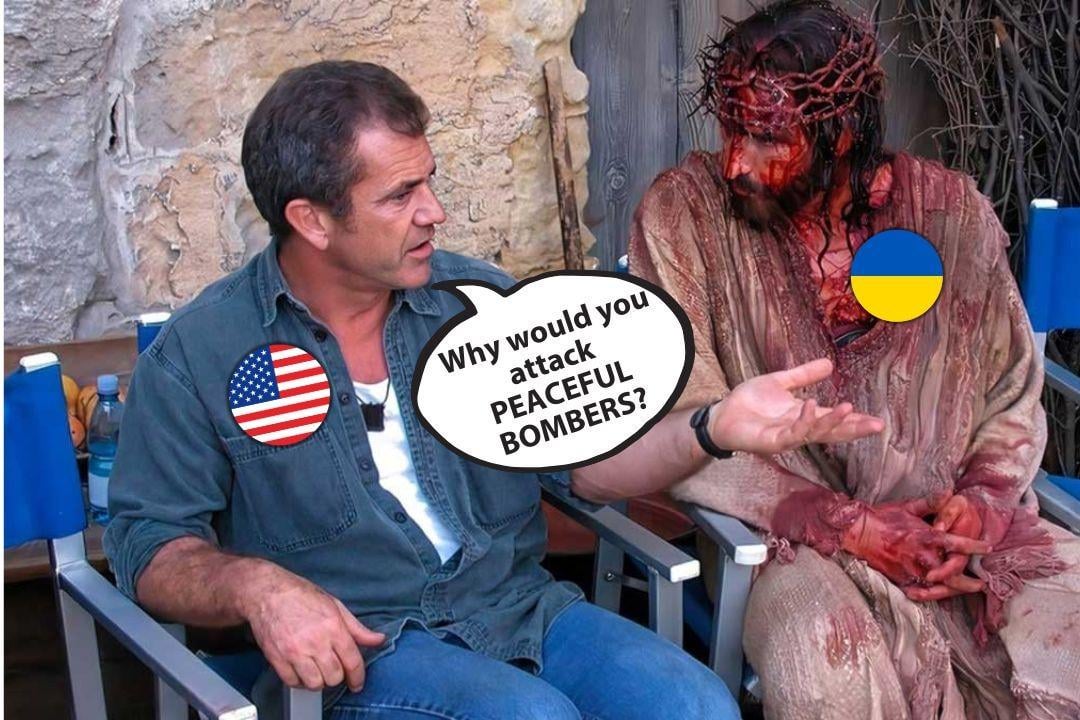 Why would you attack PEACEFUL BOMBERS?