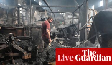 US defense secretary skips Ukraine military aid meeting attended by more than 50 other allies – Europe live | Europe