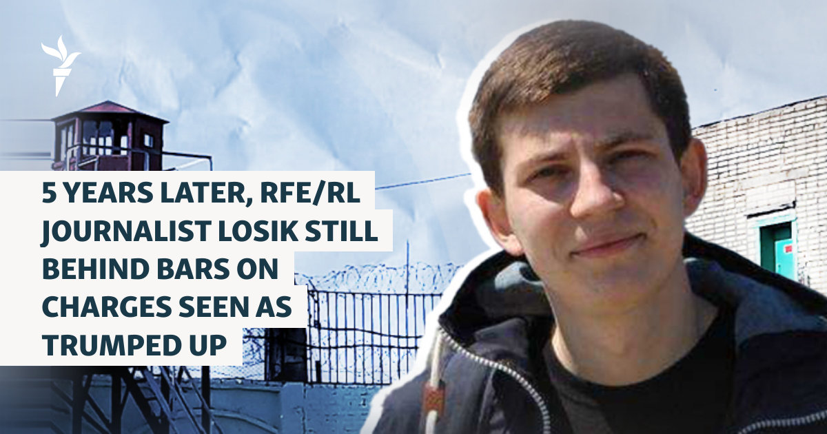 5 Years Later, RFE/RL Journalist Losik Still Behind Bars On Charges Seen As Trumped Up