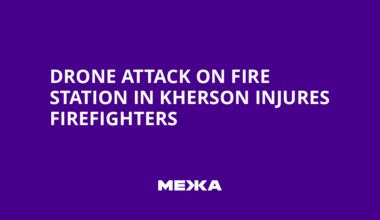 Drone Attack on Fire Station in Kherson Injures Firefighters