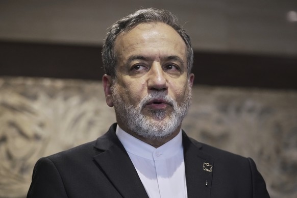 FILE - Iranian Foreign Minister Abbas Araghchi speaks to journalists on June 3, 2025, in Beirut. (AP Photo/Hassan Ammar, File)
Iran