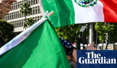 What the foreign flags at the LA protests really mean | Los Angeles Ice protests