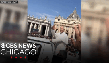 Pope Leo XIV joins in White Sox chant at the Vatican