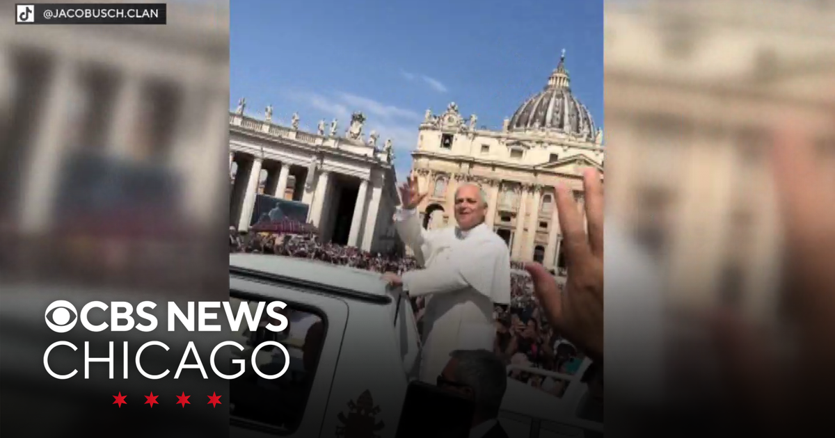 Pope Leo XIV joins in White Sox chant at the Vatican