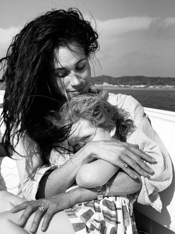 Meghan Markle with Lilibet