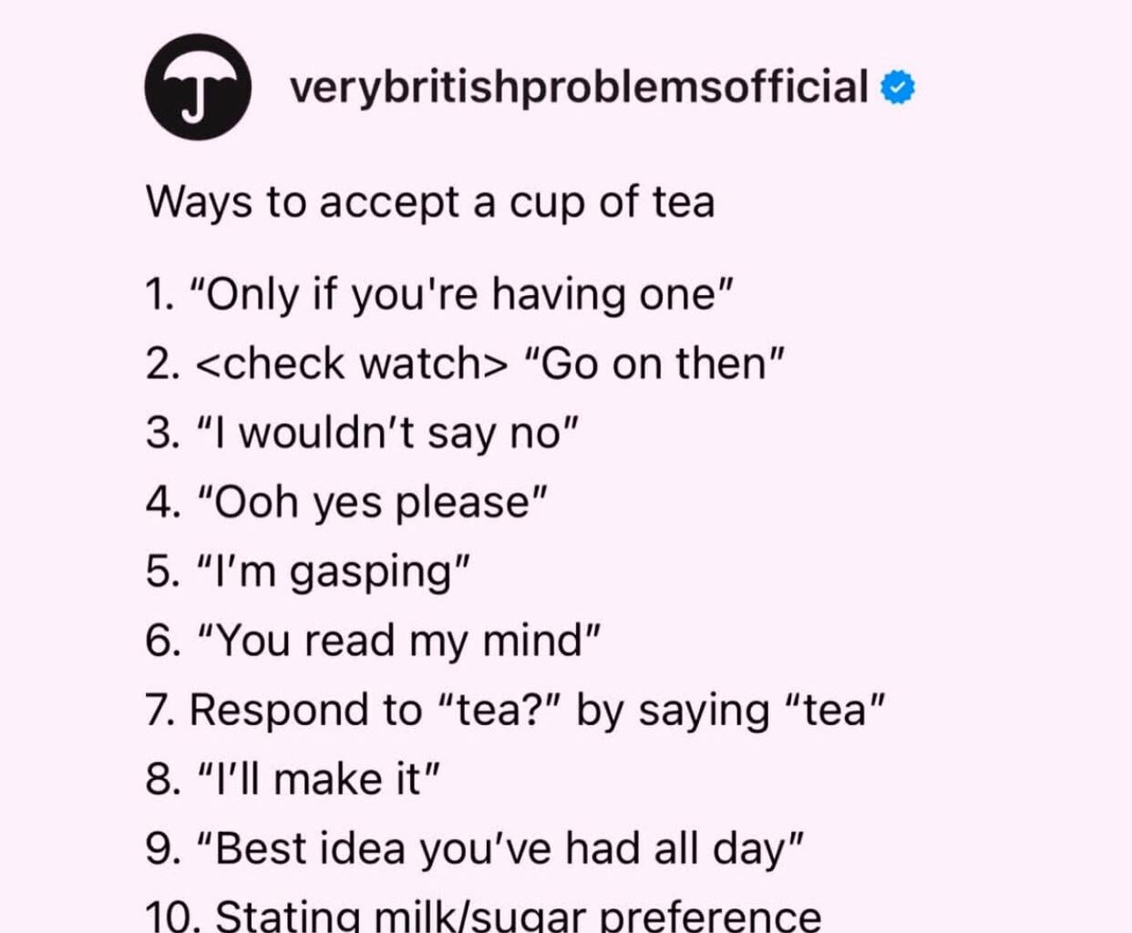 I'll put the kettle on