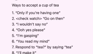 I'll put the kettle on