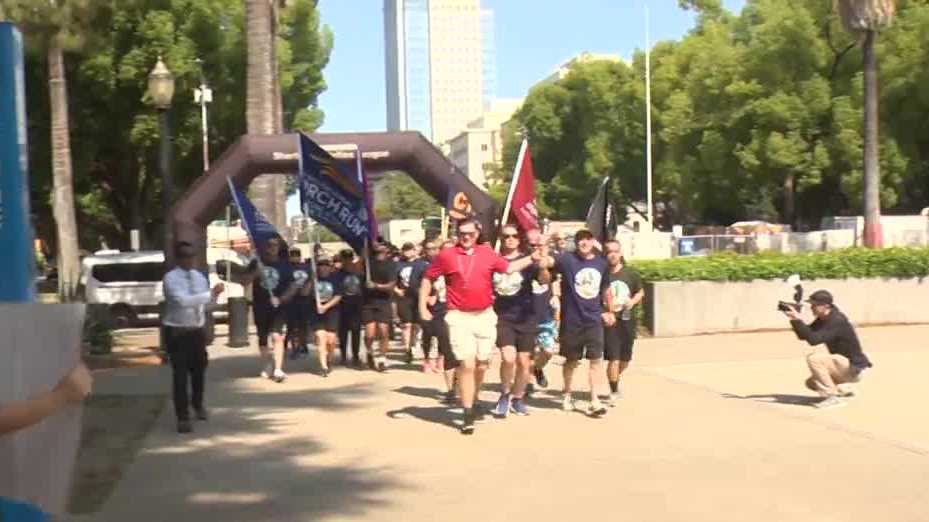 Special Olympics torch run stops at California Capitol