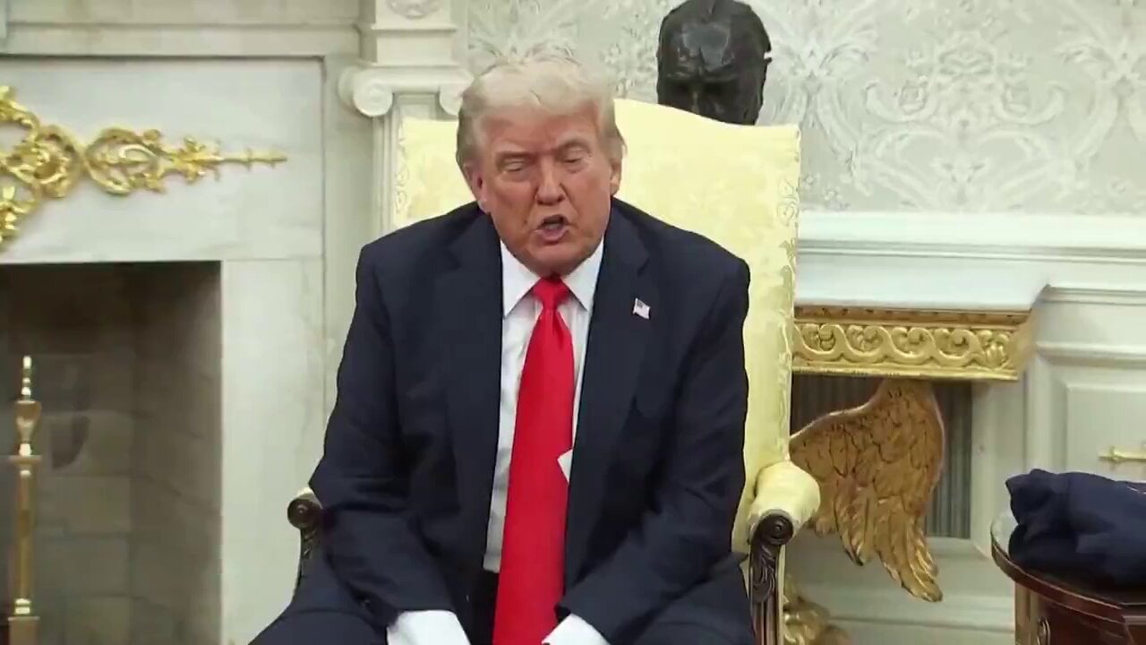 trump says he will be "very tough on both countries" meaning russia & Ukraine if they can't "make a deal." trump's threatening the victim, Ukraine.