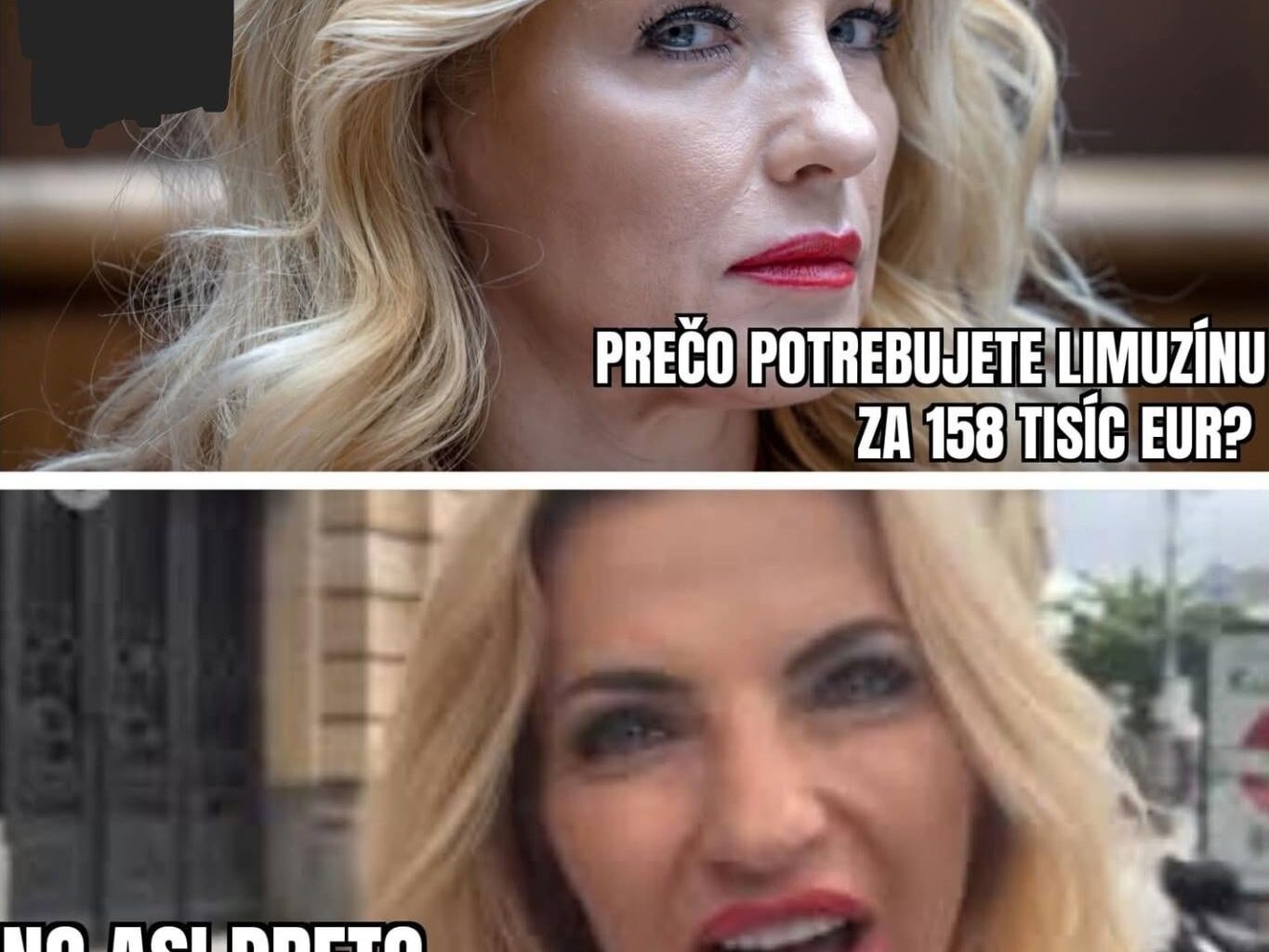 Ona je iný level hlúposti
