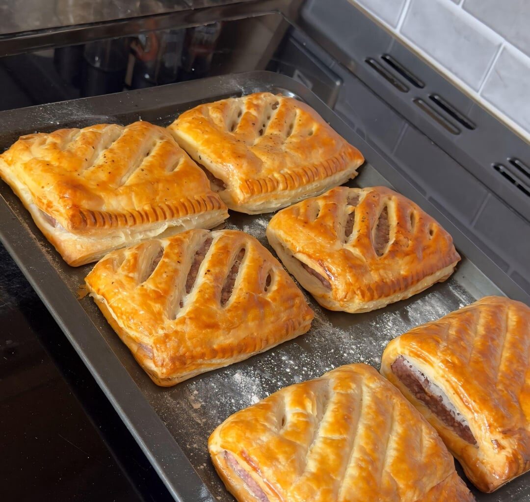 Rate my square sausage, sausage rolls ?