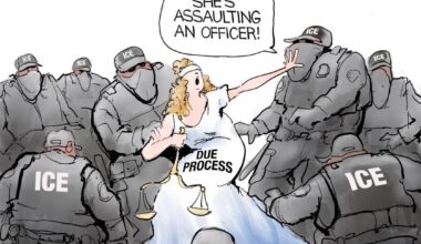 She's assaulting an officer!