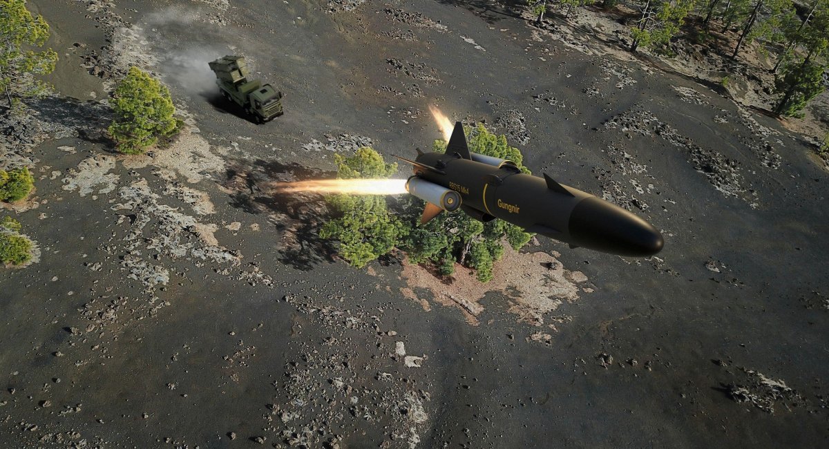 The RBS 15 Mk IV Gungnir missile / Photo credit: Saab