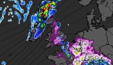 Storm maps show double lightning blast as pressure of intense 35C UK heatwave to explode | Weather | News