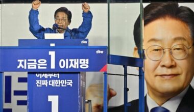 South Korea presidential candidates rally in final campaign stretch
