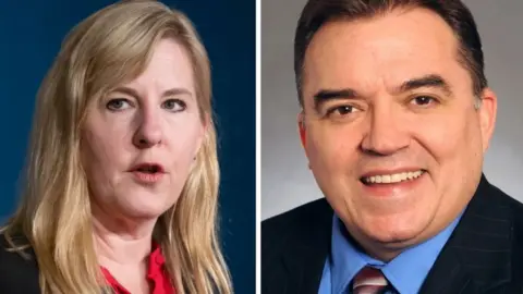 Star Tribune via Getty Images/Minnesota State Senate Melissa Hortman (left) and John Hoffman (right)