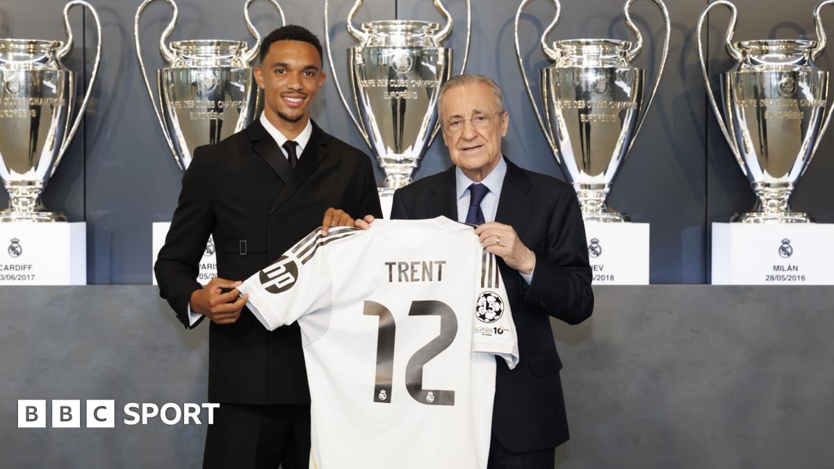 Real Madrid unveil Trent Alexander-Arnold