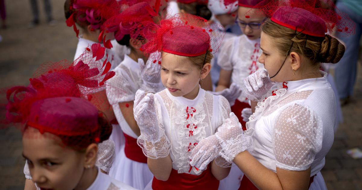AP PHOTOS: Romanian children celebrate International Children’s Day at the Palace of Parliament | National News