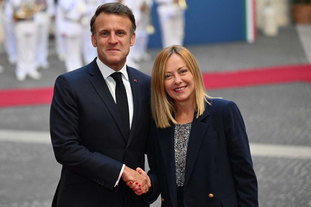 Italy's PM, French president hold talks in Rome - World