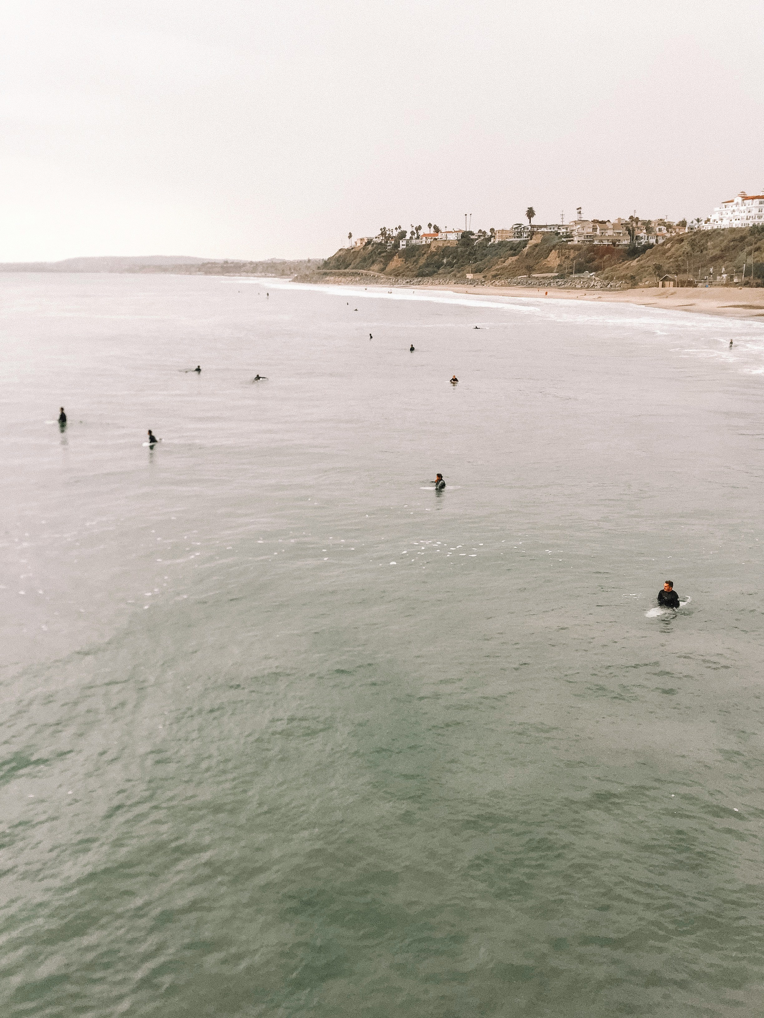 Surfers in the Water at Lausen's Beach