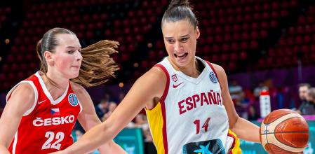Raquel Carrera, en el partido contra la República Checa