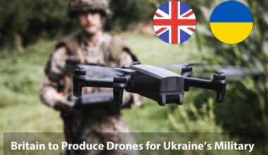 Ukraine and the UK launch a major project to produce Ukrainian drones in the UK for Ukraine's Defense Forces, funded by London for three years, boosting advanced tech and defense industry integration