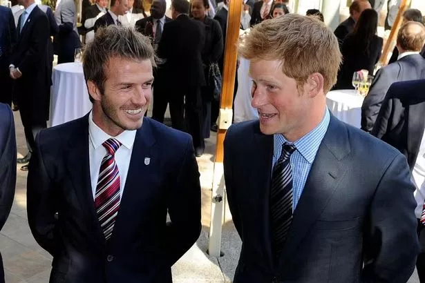 Prince Harry used to be close friends with David Beckham