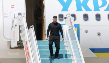 Zelensky Touches Down in Vilnius as NATO Rift Looms Over Ukraine Invite
