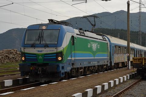 Bulgarian passenger train