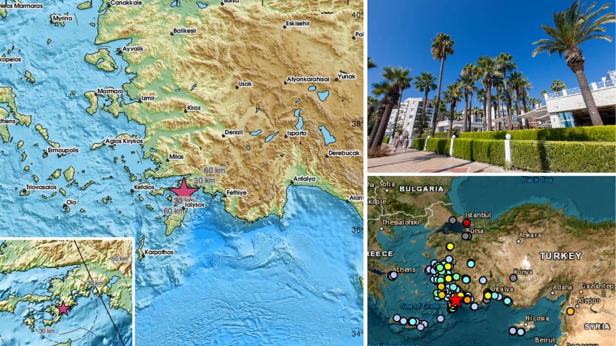 Powerful 5.8-magnitude earthquake hits Turkey and Greece as tourists wake to 'whole...
