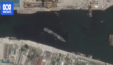 North Korea rights capsized warship after failed launch