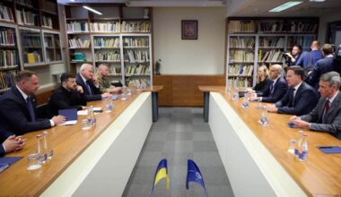 Zelenskyy and NATO secretary general discuss ''proper representation'' of Ukraine at next summit