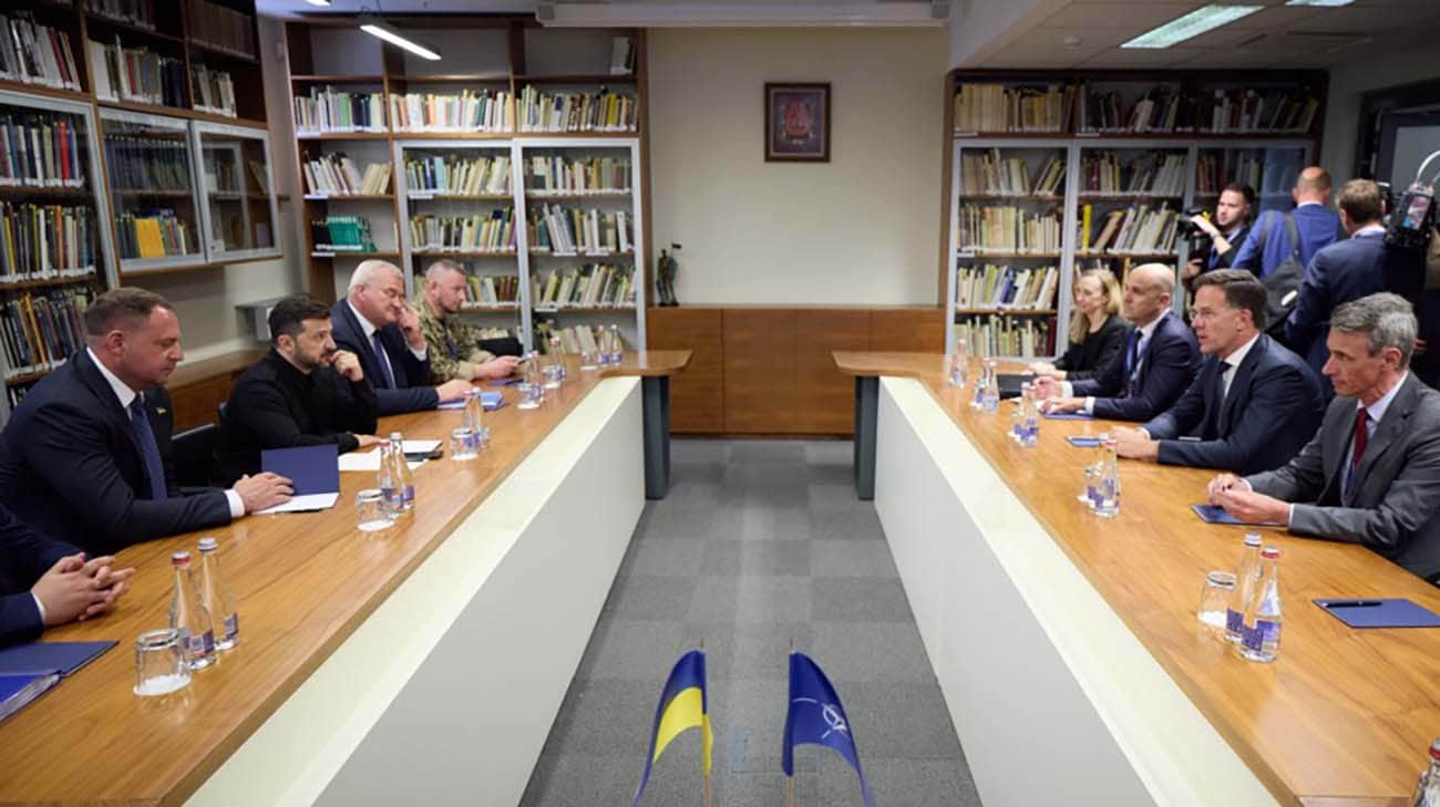 Zelenskyy and NATO secretary general discuss ''proper representation'' of Ukraine at next summit