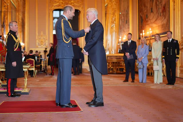 Yui Mok/PA Images/Alamy Prince William and David Moyes at Windsor Castle on June 11, 2025.