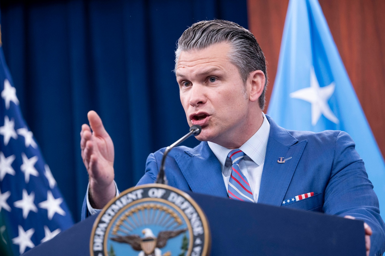 Trump suggests replacing Pete Hegseth’s ‘politically correct’ title to this