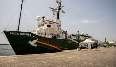 Com’è andata la spedizione della nave Arctic Sunrise in Italia
