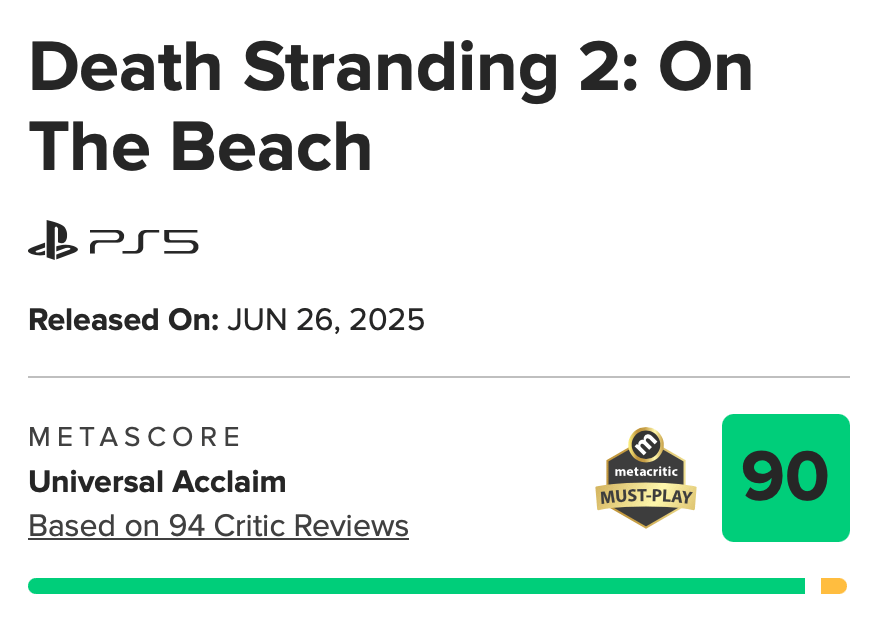 Recenzie na Death Stranding 2 sú vonku - 90/100 na metacritic. Chystáte sa niekto hrať?