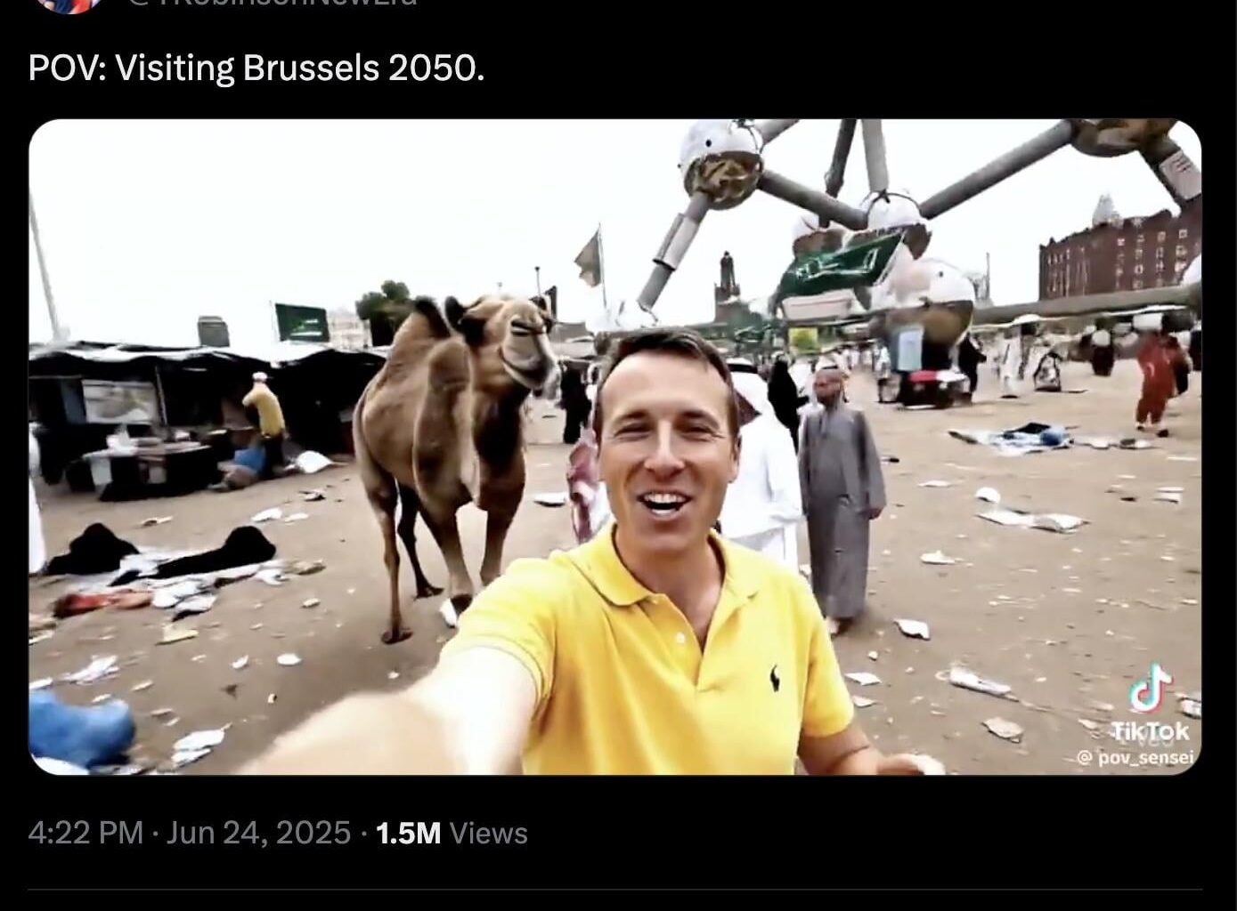 Why are right-wingers from other countries (Tommy is from UK) so obsessed with Brussels?