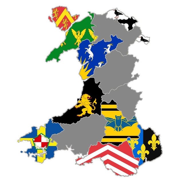 Should Welsh county’s have their own flags?  Not all of them do.