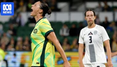 Joe Montemurro unconcerned by error-riddled Matildas in coaching debut against Slovenia