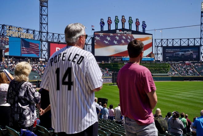 Thousands gather at White Sox park on the South Side of Chicago for a celebration of Pope Leo XIV and to hear a special message from the first American pope.